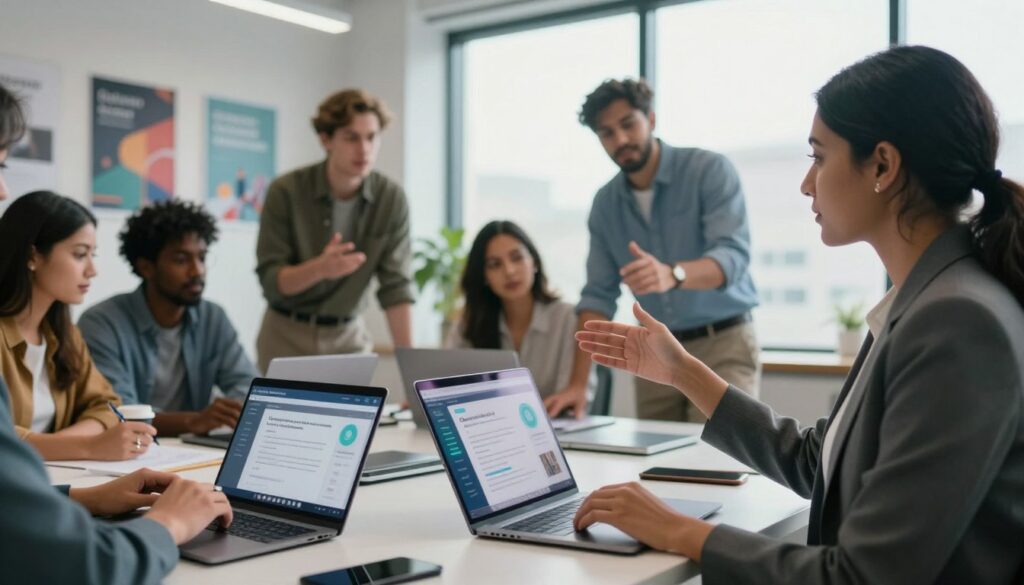 Pemimpin tim memandu penggunaan ChatGPT dalam workflow komunikasi