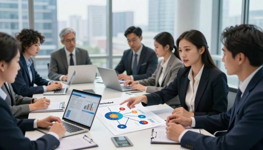 Tim memetakan prioritas bisnis sebelum memilih AI tool