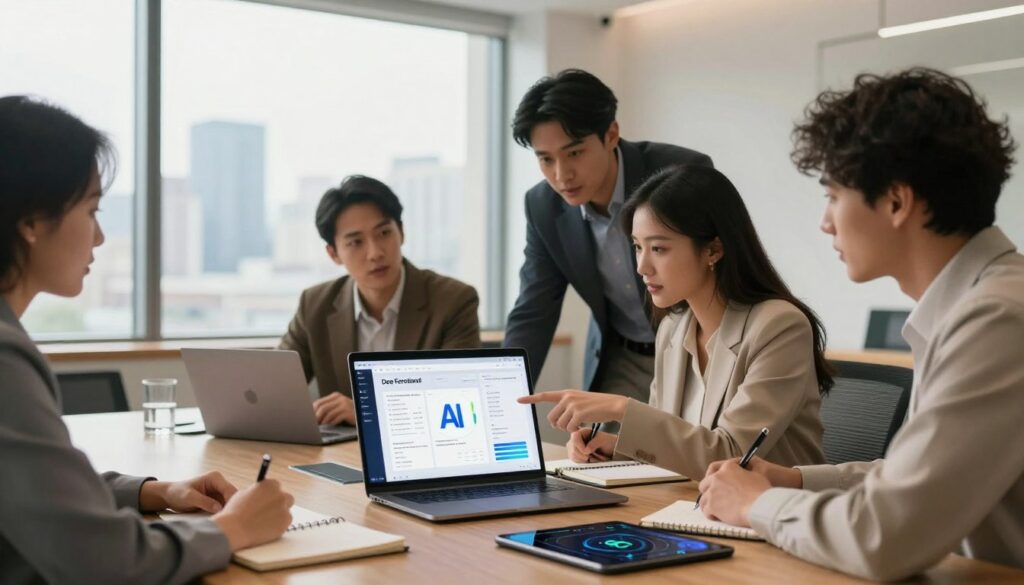 Tim mengevaluasi AI tools berdasarkan kebutuhan tugas dan tujuan bisnis